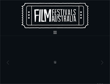 Tablet Screenshot of filmfestivalsaustralia.com